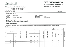 Depositare il frazionamento
